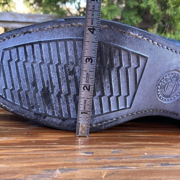 10.5E Vintage HY-TEST Pull On Pecos Steel Toe Work Biker Boots main image 5